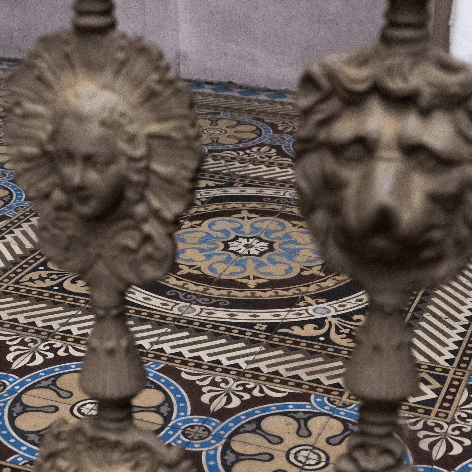 Detalhe ornamental da arquitetura de Pelotas